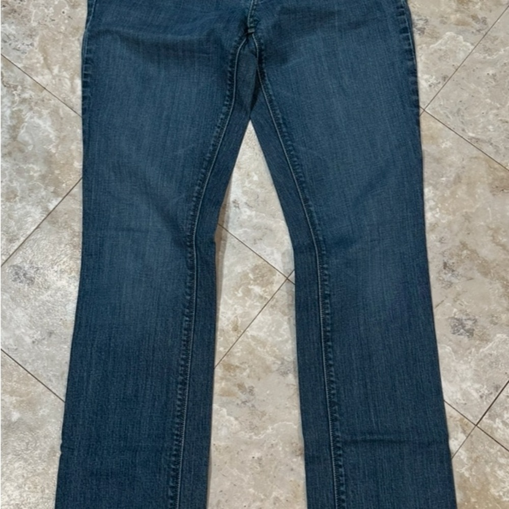 American Eagle Outfitters Dark Blue Straight Leg Jeans